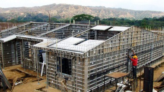 encofrar con aluminio en curiosidario