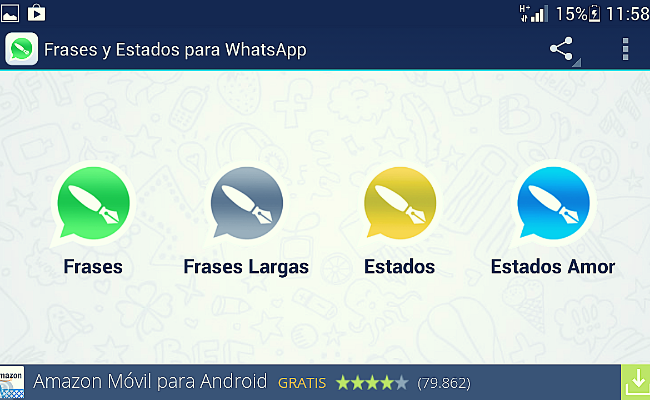 frases y estados de Whatsapp