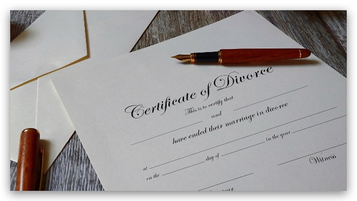 Separación o divorcio